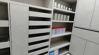 Kitchen Store room farnichar design, Store room rack, Store storage self ideas