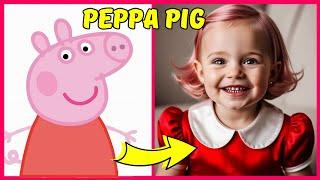 PEPPA PIG Characters AS Humans and Their Favorite Drinks, Snacks, Movies  | George Pig, Candy Cat