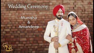 || PUNJABI WEDDING || WEDDING  HIGHLIGHTS || MUNISHA & AMANDEEP|| GNS MEDIA PHOTOGRAPHY ||