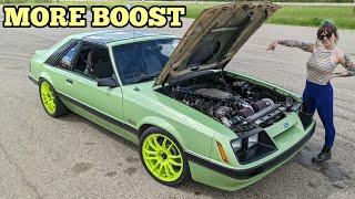She Wanted More Boost. So We Added It. Twin Turbo Fox Body.