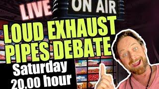 The Ride With Roland Show - The LOUD EXHAUST PIPES Debate