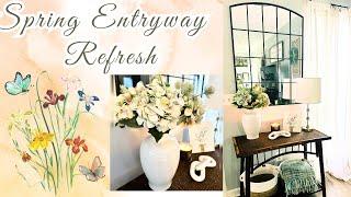 Spring  2024 Entryway Refresh|Decorate With Me|Budget Friendly February 