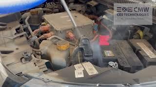 EV Engine Bay Cleaning with Dry Ice Blasting