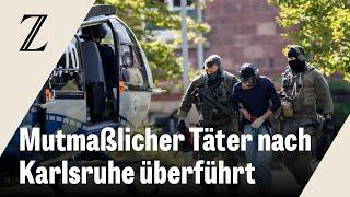 Mutmaßlicher Täter von Solingen in Karlsruhe eingetroffen