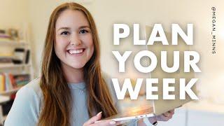 How To Plan Your Week Effectively