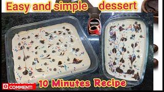 10 Minutes Cold Dessert Recipe | NoBaking | No Oven | Eggless Dessert Idea  @sweethome-ManoSalwa