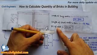 How to Calculate Quantity of Bricks in Building