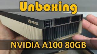 NVIDIA A100 80GB Tensor Core GPU Unboxing #nvidia #graphicscard #ai #tensorflow #datacentre