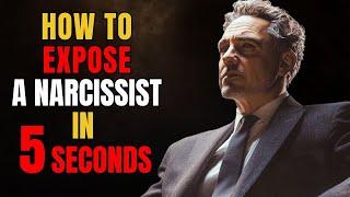 This 5-Second Test Exposes a Narcissist| Stoic Mindset