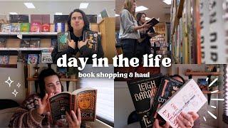  day in the life  *buying 30+ books, shopping at target & half price books, feat. chaos*