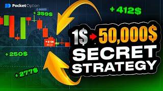 +50,000$ using SECRET POCKET OPTION INDICATOR | Binary options strategy