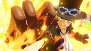 Sabo VS Akainu DLC Gameplay (Final Boss) - One Piece World Seeker