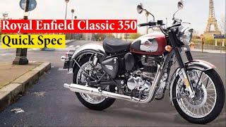 Royal Enfield Classic 350 Quick Specification | 4k | The Bikers Joint