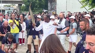 2024 Paris Olympics SNOOP DOGG Crip Walks with Olympic Torch!