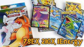 Opening Pokemon Card Box EX GX - 100 Cards