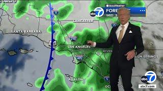 Rain returns to SoCal Wednesday as late winter storm moves through region