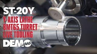 ST-20Y Y-Axis Lathe Cutting Demo - Haas Automation