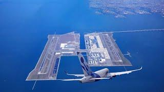 Miraculous $20 Billion Floating Airport | Floating airport in japan is now SINKING