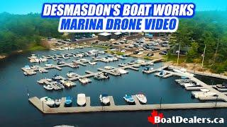 Desmasdon's Boat Works Marina Drone Video