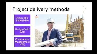 What are the main "project delivery methods" in construction (BBCT 10)