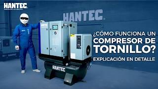 Compresor Tornillo 4 en 1 de Hantec