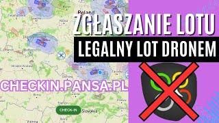 ZGŁASZANIE LOTU DRONA APLIKACJA DO ZGŁASZANIA LOTÓW CHECK-IN OD PANSA ZASTĄPIŁA DRONERADAR