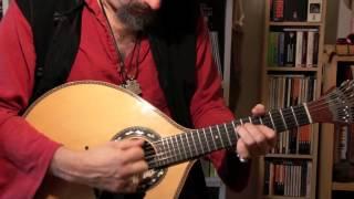 John Kruth playing "The Surfing Swami" on a Portuguese Guitar