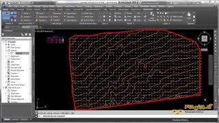 اضافه نمودن و درج بر چسب های ارتفاعی منحنی ها میزان در نرم افزار سیویل تری دی 2018 (Civil 3D 2018)