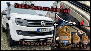 RIVAL recovery eyes | Differential/transfer case oil change VW Amarok | Farmers' Light Ride 2024