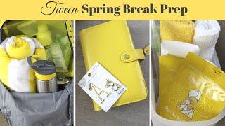 Spring Break Prep for Tweens