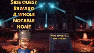 ESO Premium Side Quest (Free House) Hall of the Lunar Champion + How to get all tablets