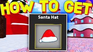 How To GET & USE SANTA HAT in BLOX FRUITS! ROBLOX