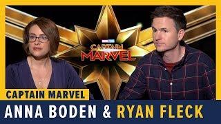 Directors Anna Boden and Ryan Fleck Talk 'Captain Marvel'