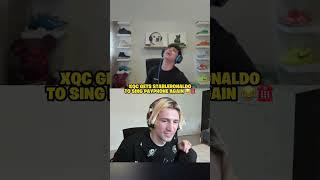 xQc Makes Stable Ronaldo SING Payphone! 