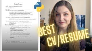 Data Engineering CV - top tips & template!