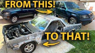 Fixing Mistakes & Perfecting the El Camino Honda CRV Body Swap! | BodeVision Body Swap Series Ep. 6