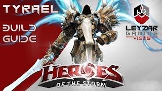 Heroes of the Storm (Gameplay) - Tyrael Build Guide Tutorial (HotS Tyrael Gameplay Quick Match)