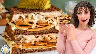 EPIC Vegan Reuben with Tofu Shaved Meat