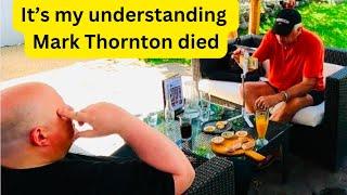 A few additional clips and thoughts from Mark Thornton last interview