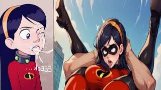 violet parr An Unplanned Costume Compitition & Unusual massage/Comic Dub