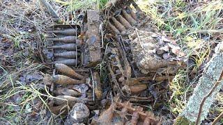 Немецкая базука на складе боеприпасов // A German bazooka in an ammunition depot