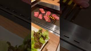 Best yakiniku with green veggies || living in Japan Diaries #shorts #japanesefood