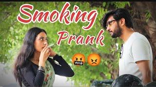 Smoking prank on boyfriend || prank on ankush rajput || gone wrong  || sneha singh