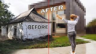 Couple Transforms Old Cabin Into Amazing HOUSE | 5 YEARS in 40 minutes