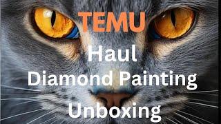 Temu Diamond painting Haul - Unboxing - Diamond Art