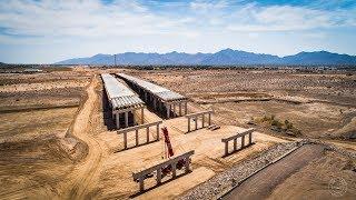 South Mountain Freeway Progress Drone Flyover | Salt River Segment | August 2018