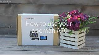 How To Use Apeman Action Camera A70