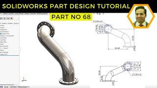 SolidWorks Part Design Tutorial: Exercise 68 - Mastering 3D Sketch Commands!