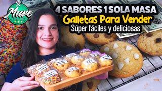 LA MEJOR RECETA DE GALLETAS PARA VENDER  SÚPER FÁCILES, DELICIOSAS  | Muve Flavors