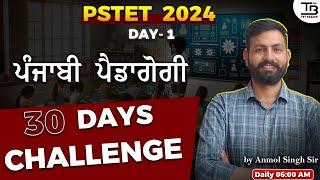 DAY- 1 PSTET Punjabi Pedagogy CTET ਅਤੇ  RTET ਪੰਜਾਬੀ ਪੈਡਾਗੋਗੀ "30 Days Challenge ਕਰੋ ਪੂਰਾ"